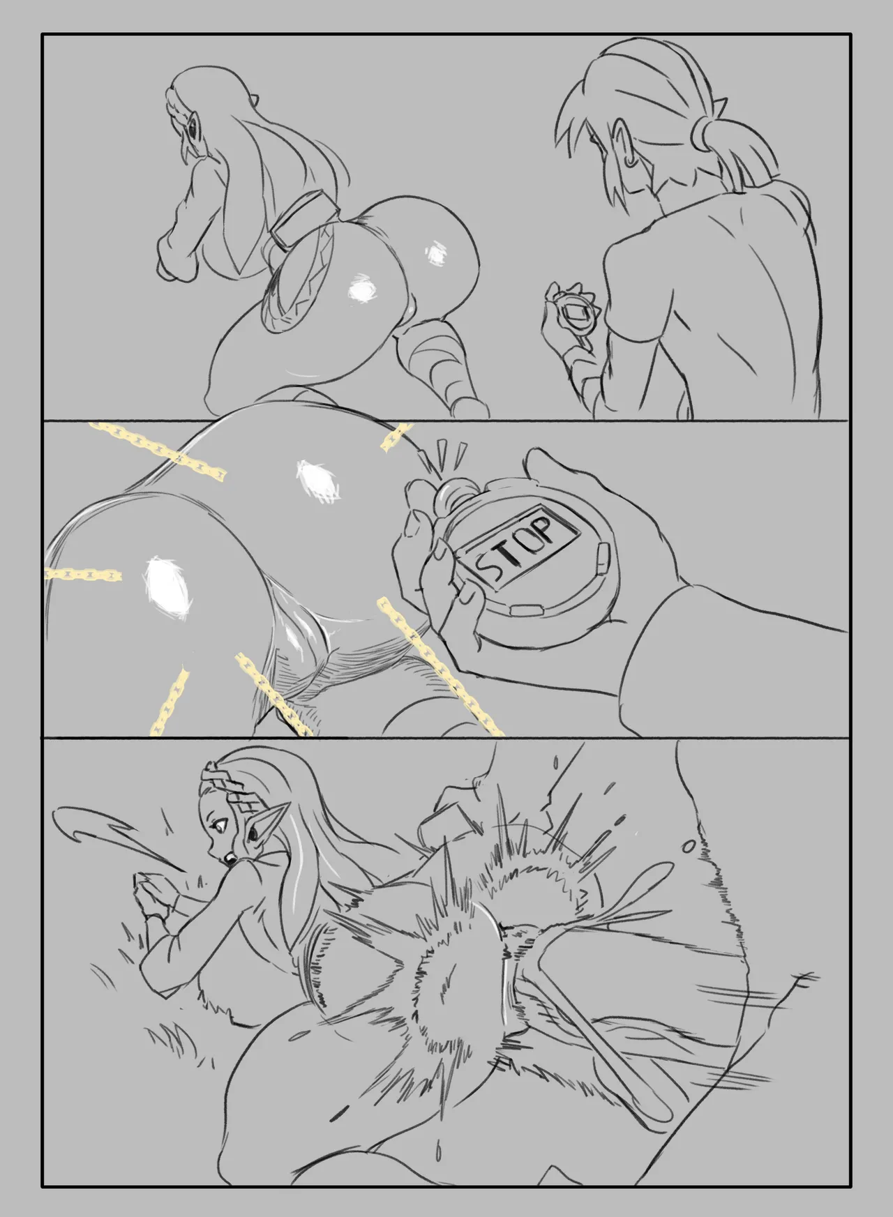 AnythingGoes Time Stop Comic The Legend of Zelda - Image 1