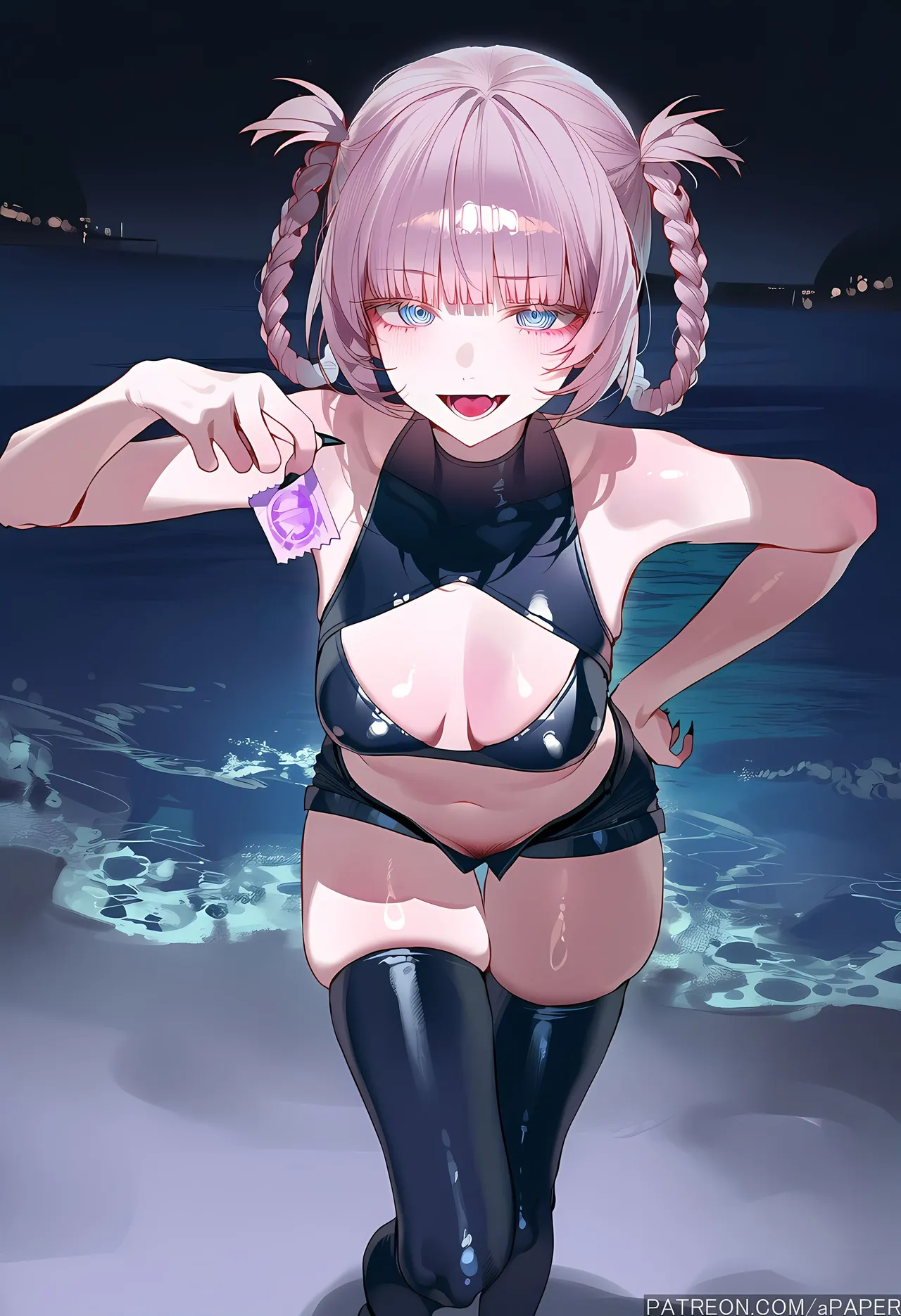 aPAPER Nanakusa Nazunabeach X BBC Call of the Night 418p - Image 2
