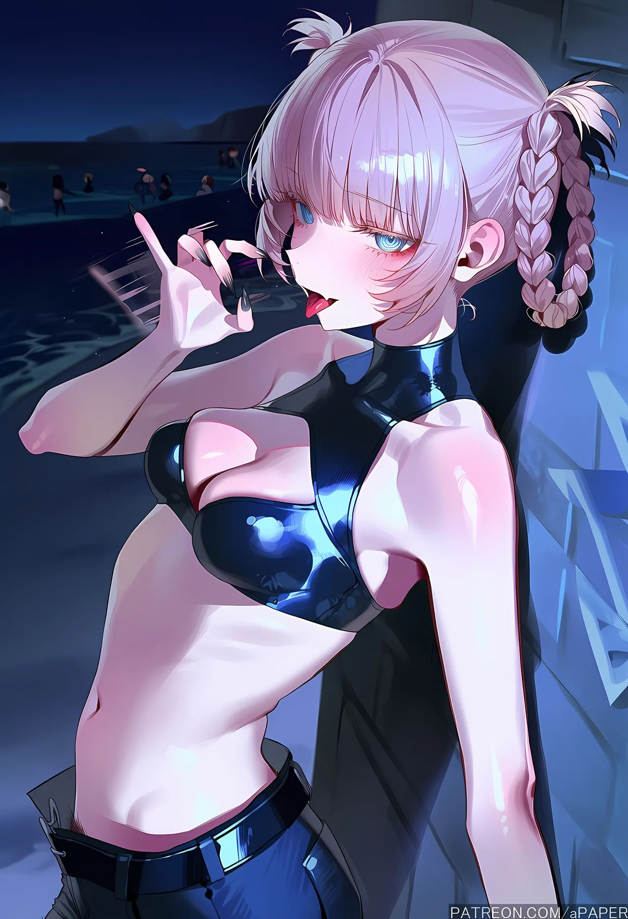 aPAPER Nanakusa Nazunabeach X BBC Call of the Night 418p - Image 4