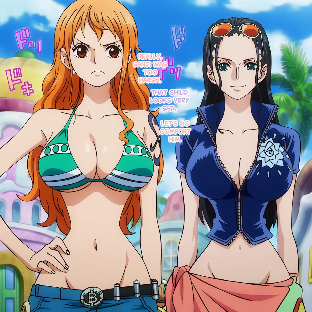 aquamarine Nami and Robin Console Momo - Image 3