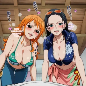 aquamarine Nami and Robin Console Momo - Page 5