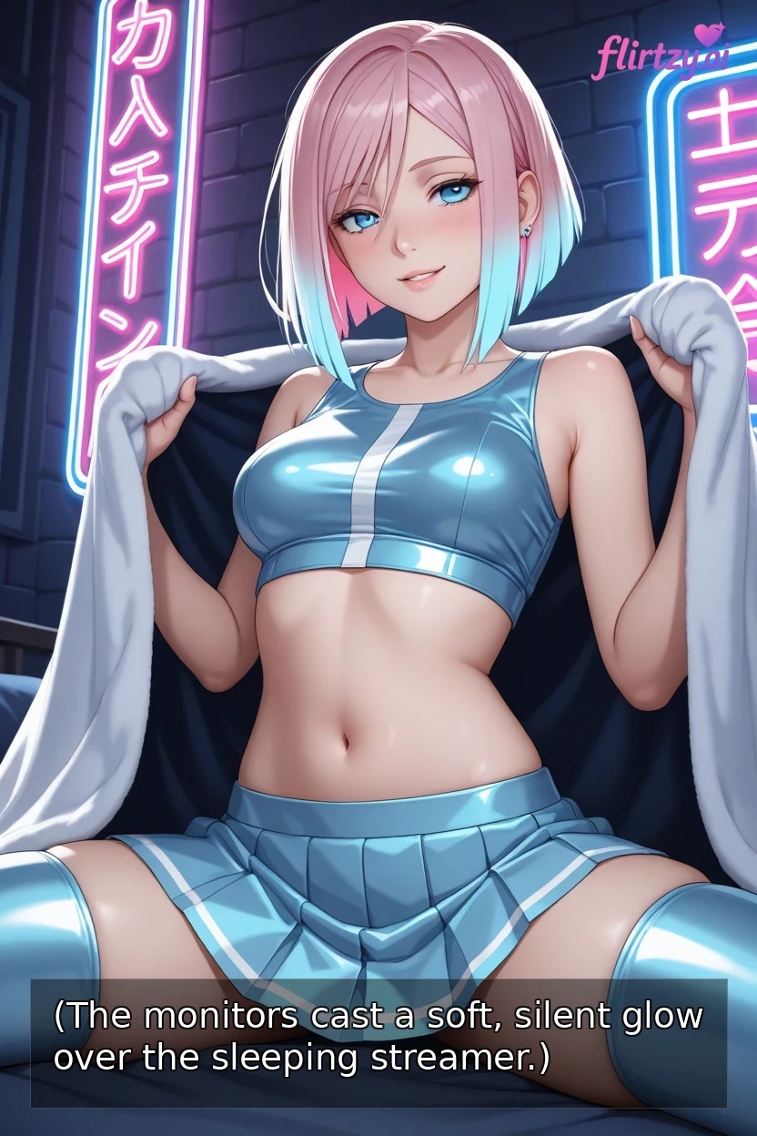 Aria Off-Air Intimacy - Streaming gamer girl takes a break to suck dick - 15 Pics - Image 15