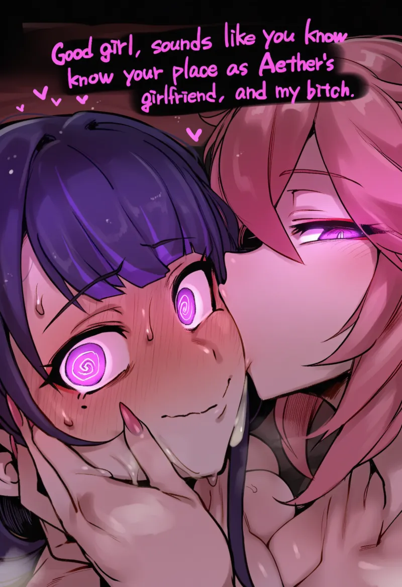 Aroma - Raiden x Yae x Aether - Futa on MaleLight-NTR - 60p Doujin - Image 63