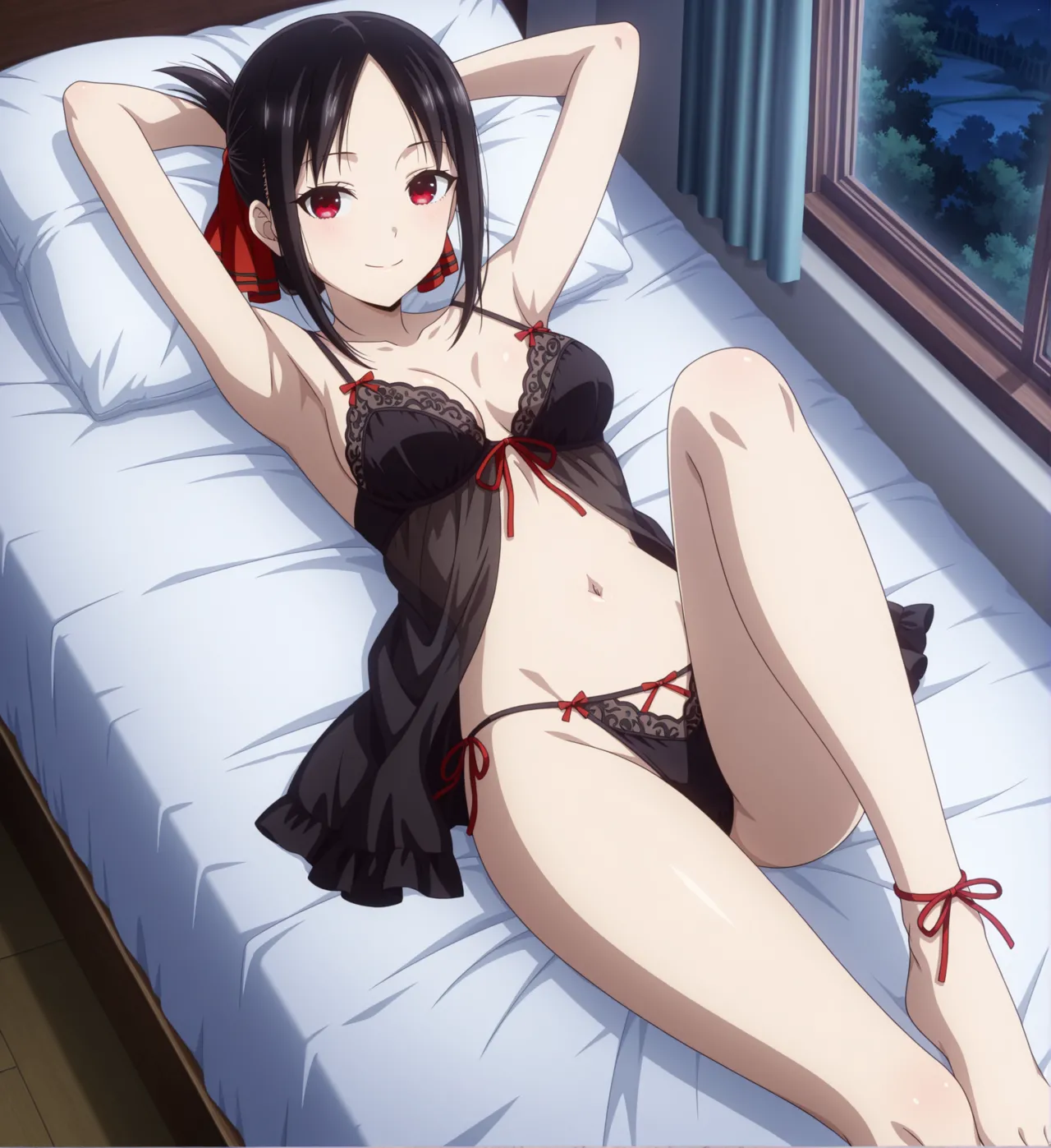 Art_DreamerShinomiya Kaguya in a sexy lace lingerie - Image 10