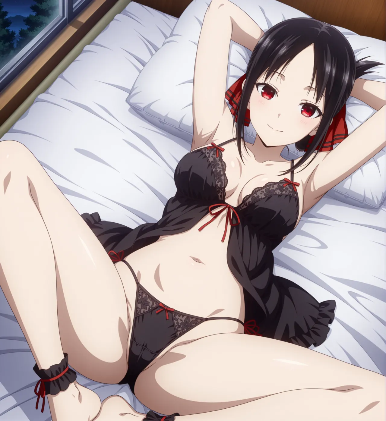 Art_DreamerShinomiya Kaguya in a sexy lace lingerie - Image 11