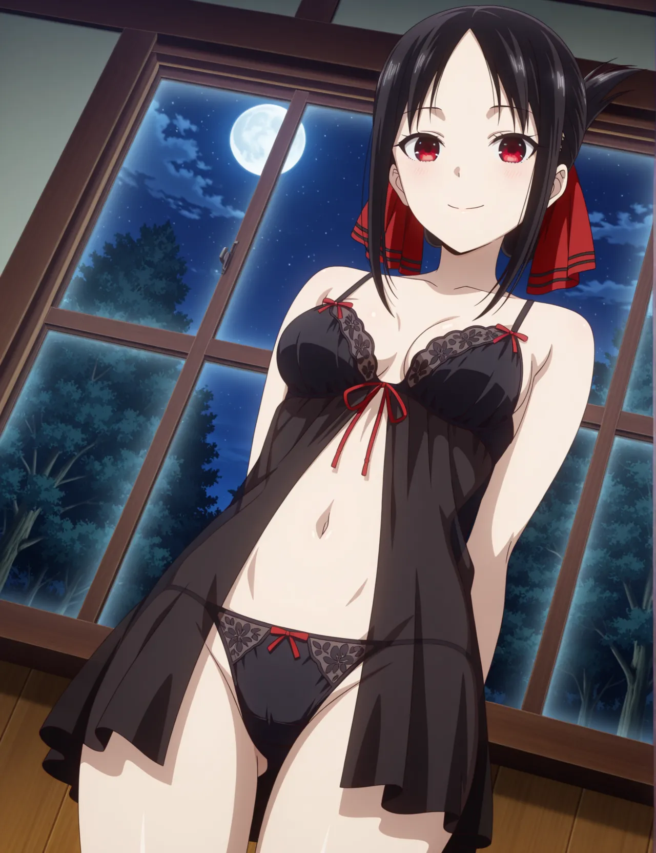 Art_DreamerShinomiya Kaguya in a sexy lace lingerie - Image 2