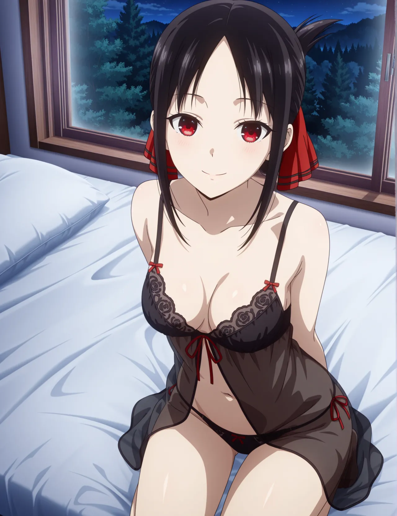 Art_DreamerShinomiya Kaguya in a sexy lace lingerie - Image 3