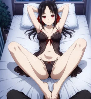 Art_DreamerShinomiya Kaguya in a sexy lace lingerie - Page 9