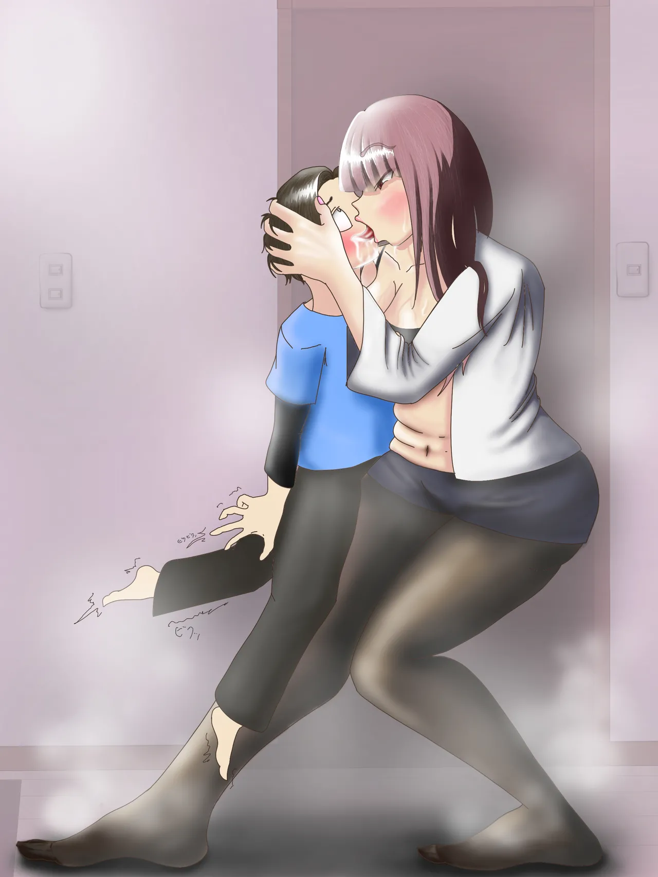 Art Nouveau Muremure Muchimuchi No Otonari San Ni , Dorodoro Taieki To Kutsu Sai Nioi De Hentai Mazopetto Ni duoo To Sa re Ru - Image 30