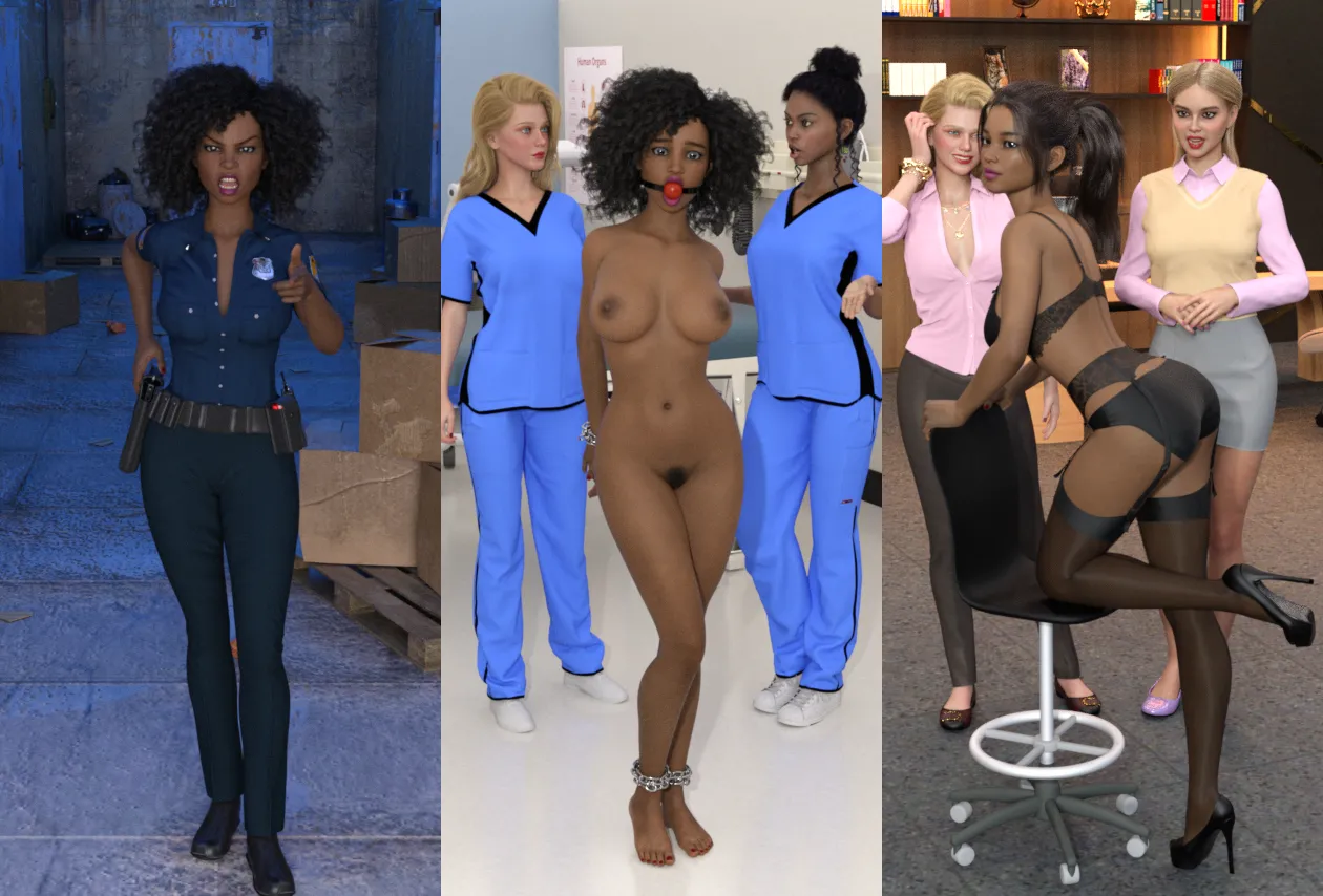 ArtistGetYourClothesOff - Policewomen Stripped And Bound - Image 28