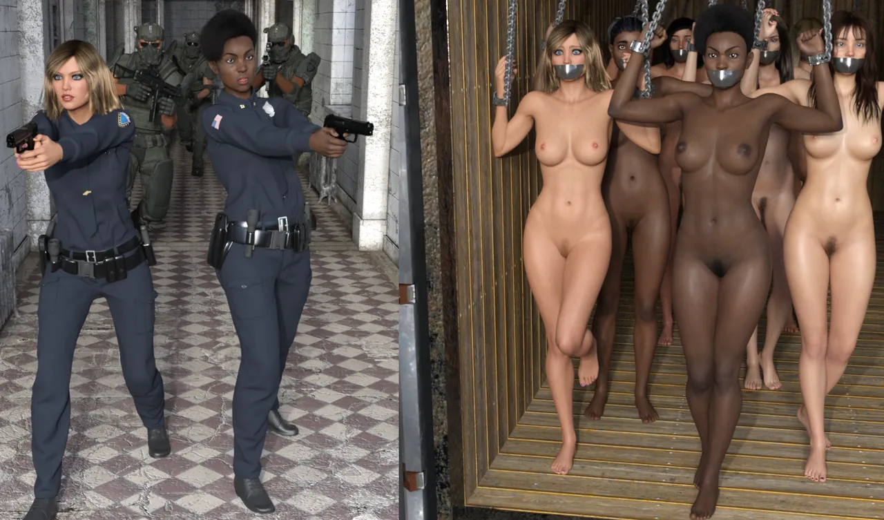 ArtistGetYourClothesOff - Policewomen Stripped And Bound - Image 49