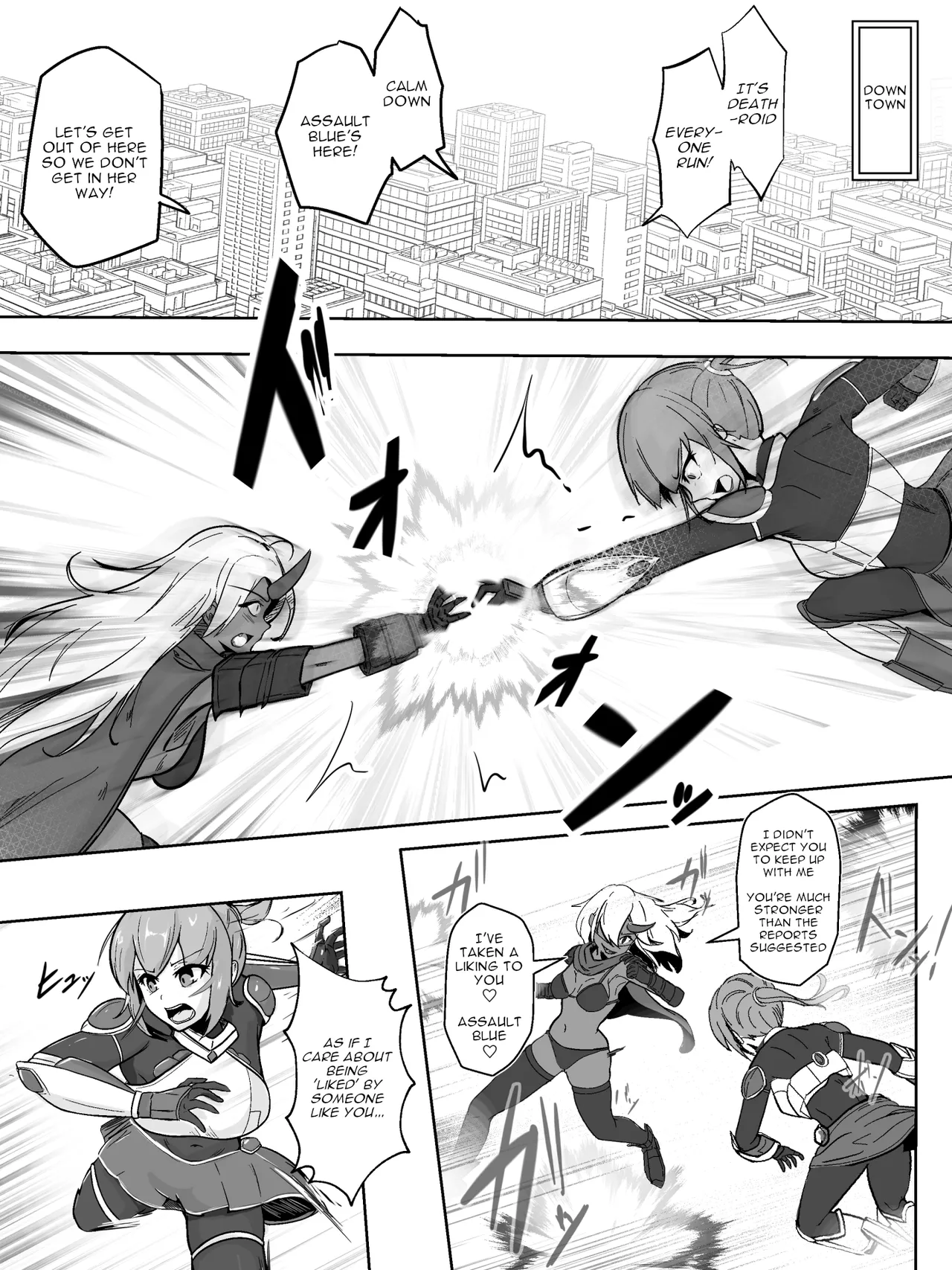 Arujima Soukou Senki Assault Blue Haiboku Heroine Subete o Ubaware Zetsubousu English - Image 3