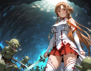 Asuna Yuuki vs Orcs Meister-K - Page 4