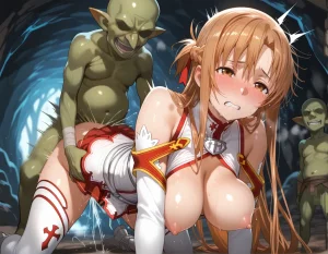 Asuna Yuuki vs Orcs Meister-K - Page 49