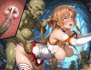 Asuna Yuuki vs Orcs Meister-K - Page 66