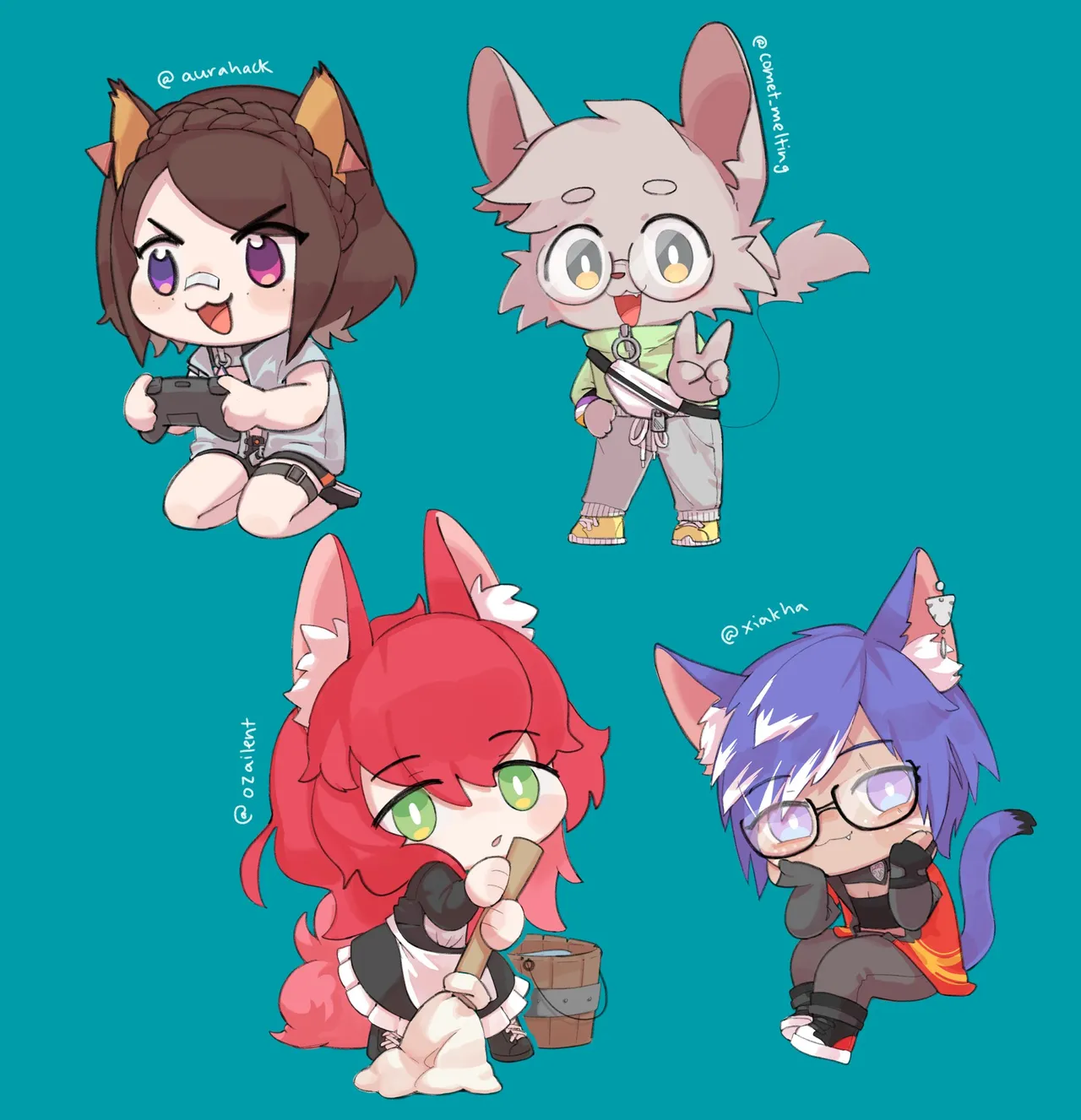 Aurahack Ascari Megane Catherine Dorothée ft. Levin, Vell, Aria Mio OC - Image 10