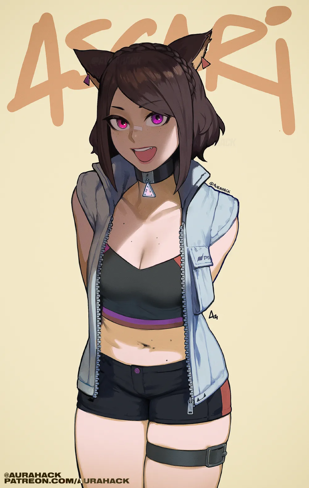 Aurahack Ascari Megane Catherine Dorothée ft. Levin, Vell, Aria Mio OC - Image 9