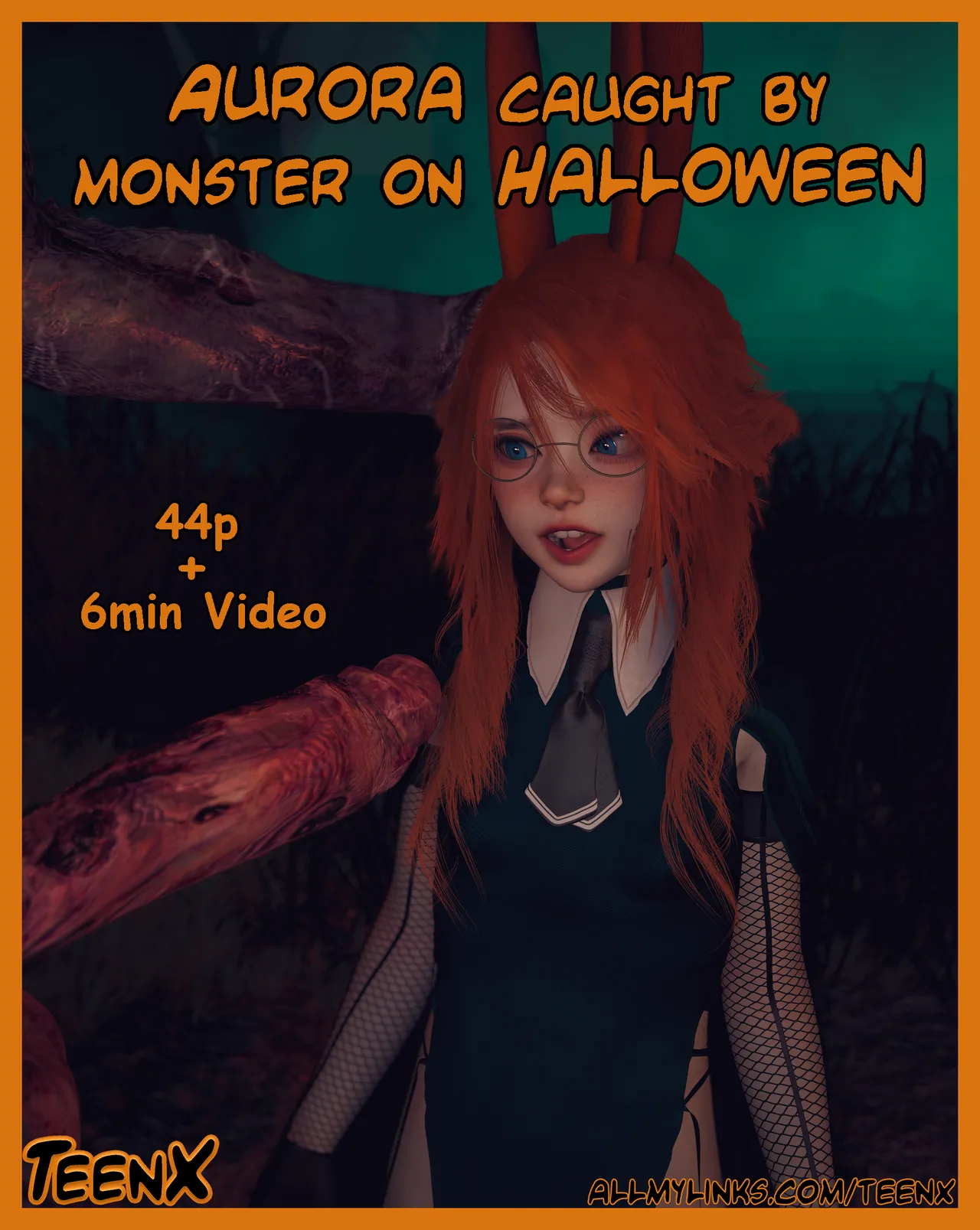 Aurora caught by monster on Halloween Video link TeenX - Image 1