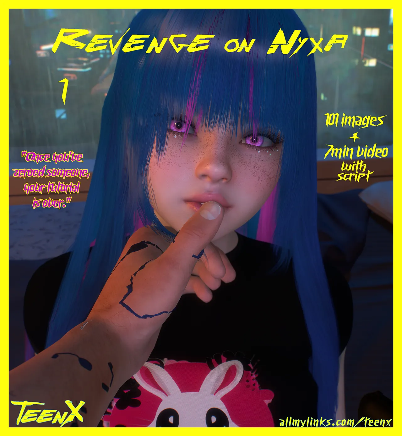 Aurora caught by monster on Halloween Video link TeenX - Image 30