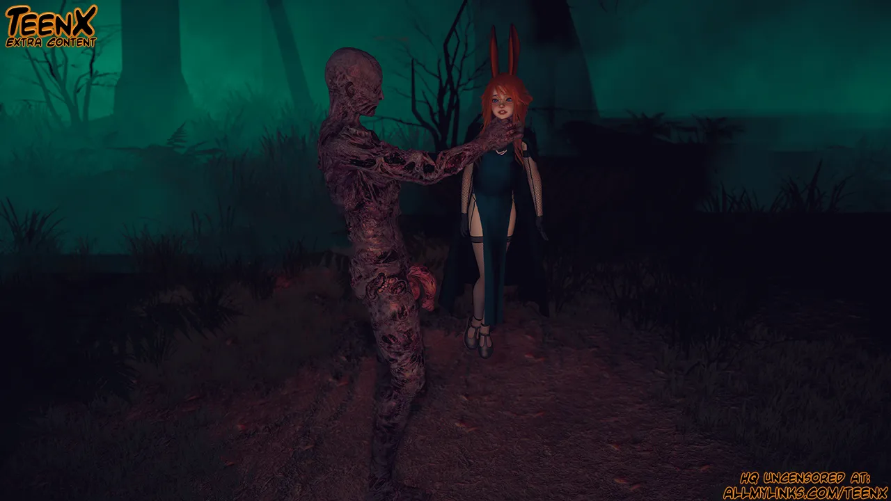 Aurora caught by monster on Halloween Video link TeenX - Image 6