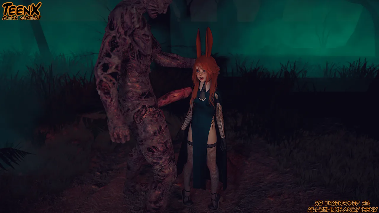 Aurora caught by monster on Halloween Video link TeenX - Image 9