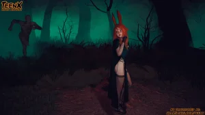 Aurora caught by monster on Halloween Video link TeenX - Page 5