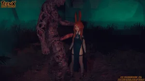 Aurora caught by monster on Halloween Video link TeenX - Page 9