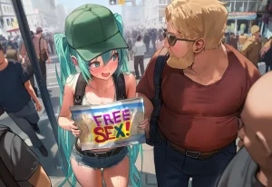 AVパロ初音ミク FREE SEX IN USA - Page 6