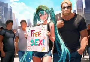 AVパロ初音ミク FREE SEX IN USA - Page 9