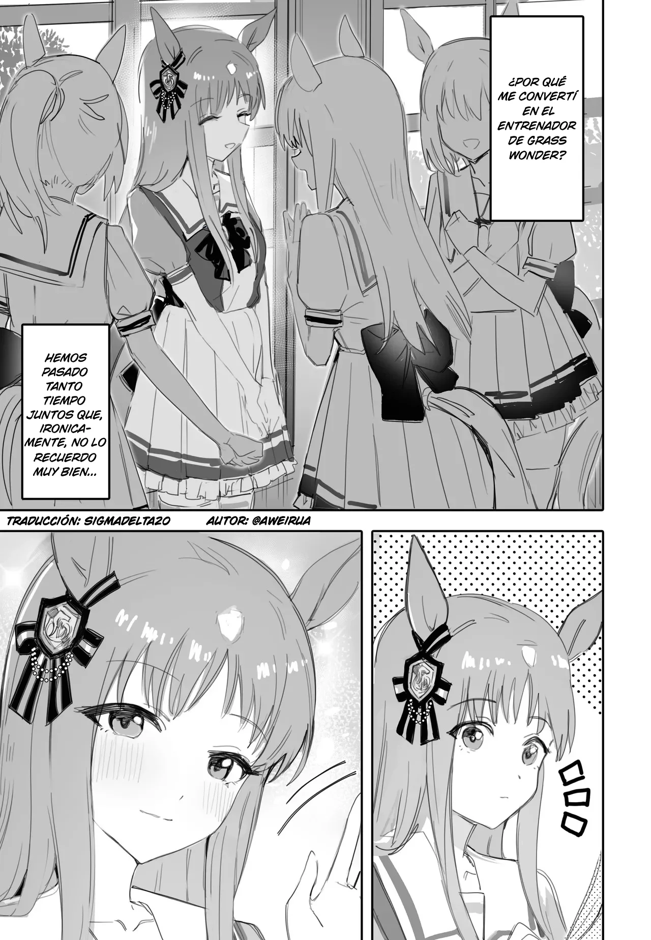 Awei Fukaku Tsuikyuu suru Hitsuyou no Nai RiyuuRazones por las que No es Necesario -Profundizar Uma Musume Pretty Derby Spanish SigmaDeltaXD Decensored - Image 1