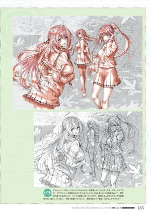 Azarashi Soft Amakano 2 Visual Fan Book - Page 136