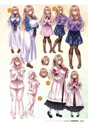 Azarashi Soft Amakano 2 Visual Fan Book - Page 44