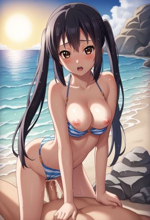 Azusa Nakano K-ON - Page 343