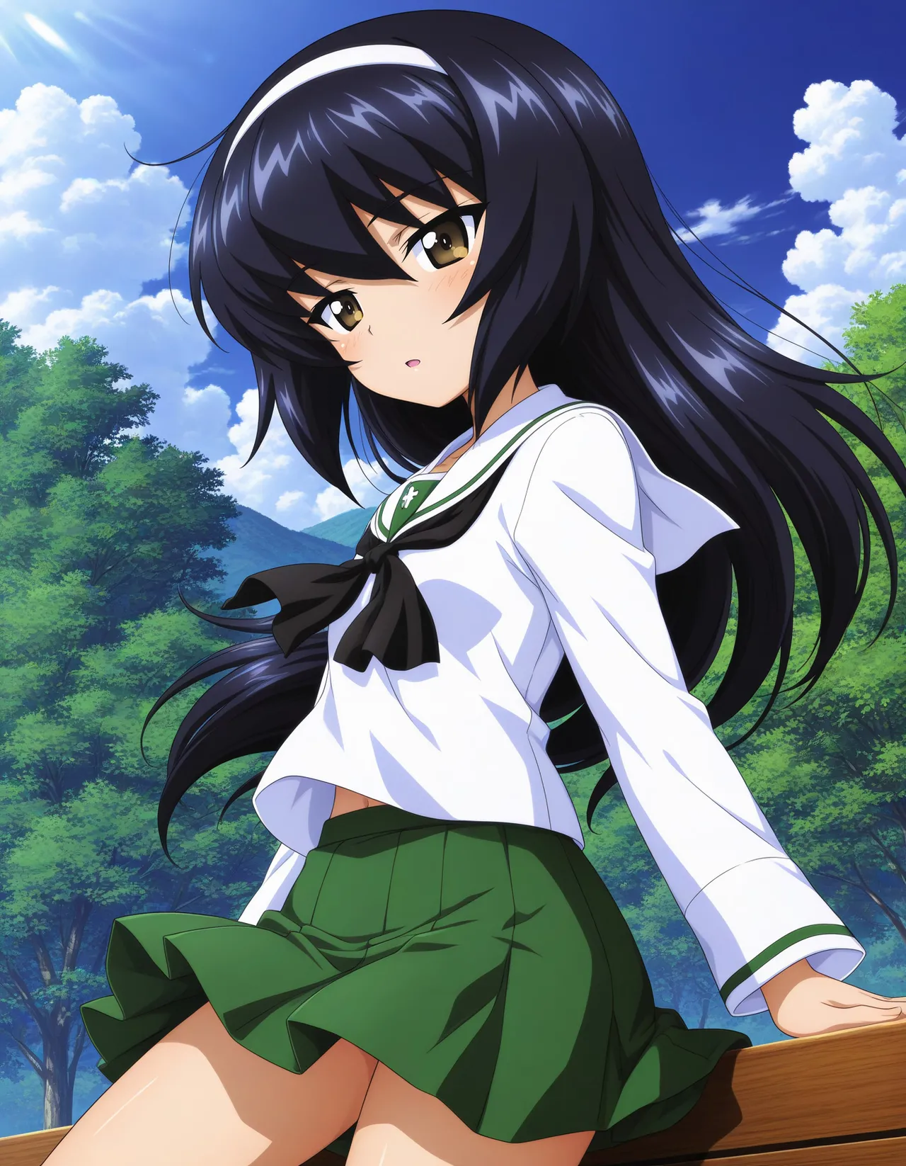 azusa PATREON Girls und Panzer Reizei Mako 290P - Image 1