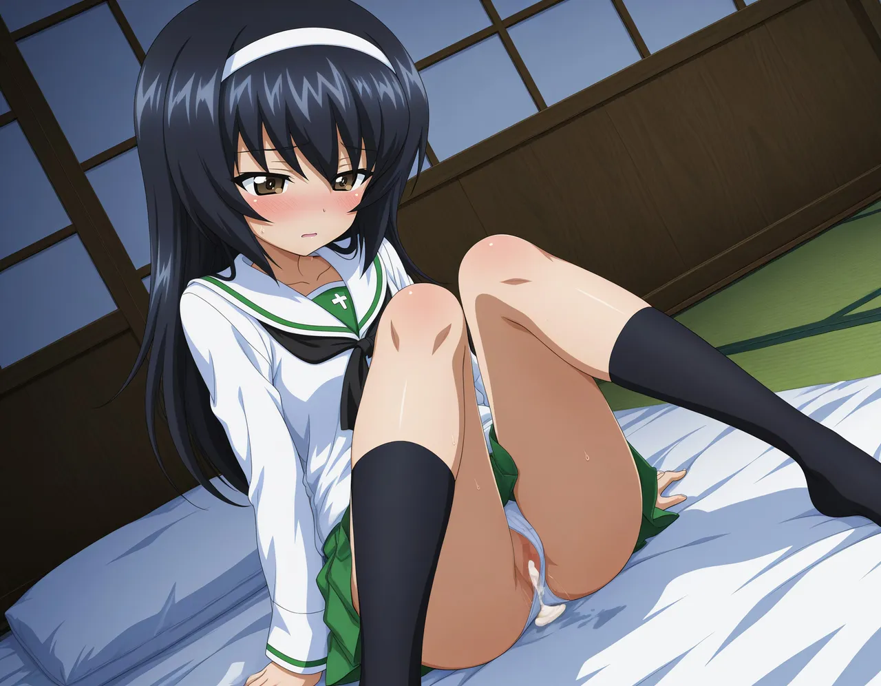 azusa PATREON Girls und Panzer Reizei Mako 290P - Image 102