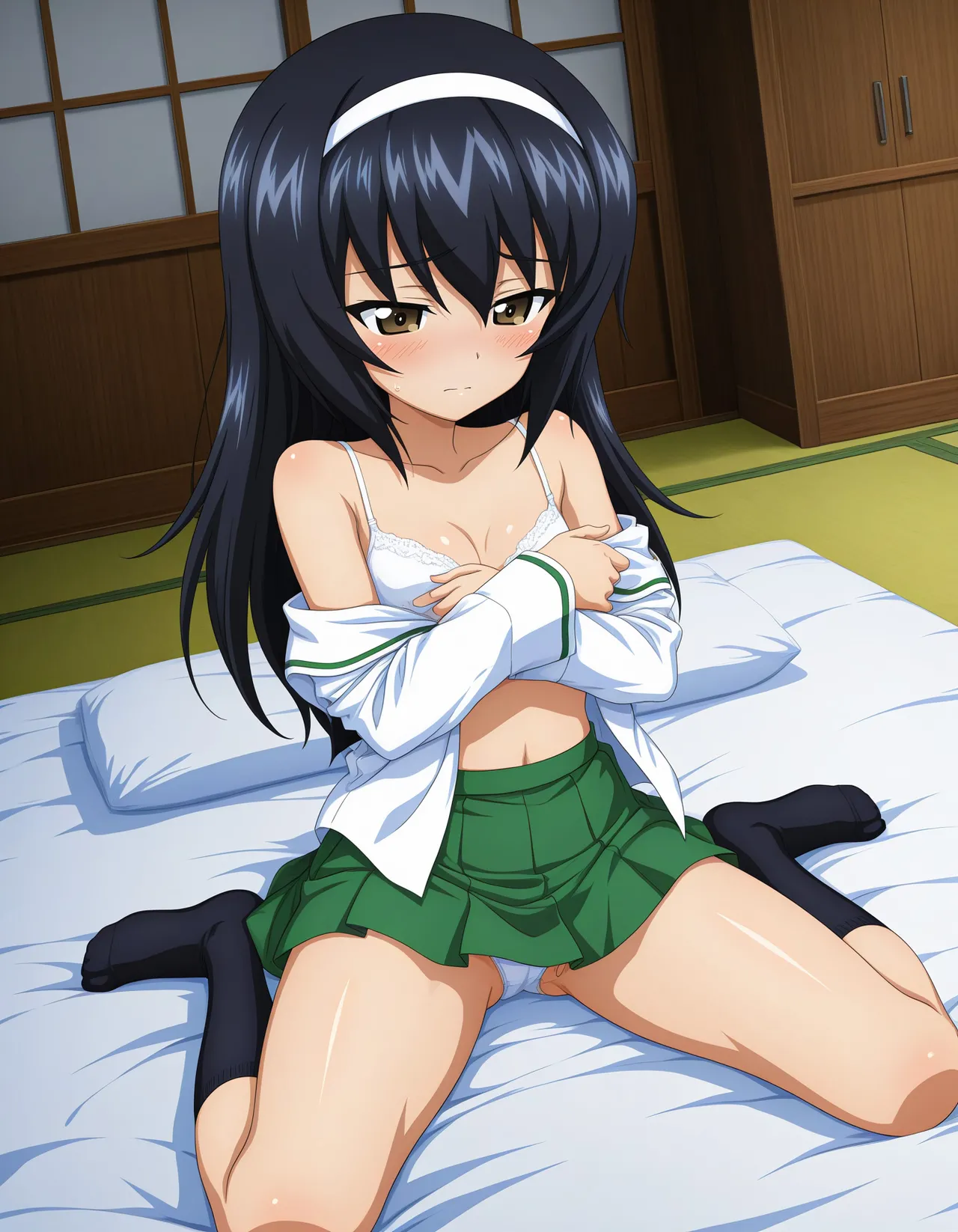azusa PATREON Girls und Panzer Reizei Mako 290P - Image 105
