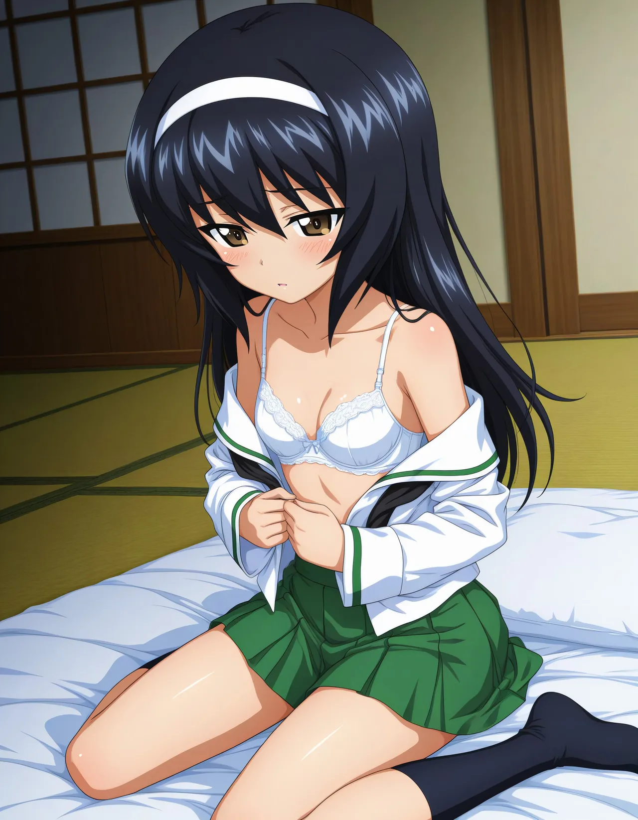 azusa PATREON Girls und Panzer Reizei Mako 290P - Image 106