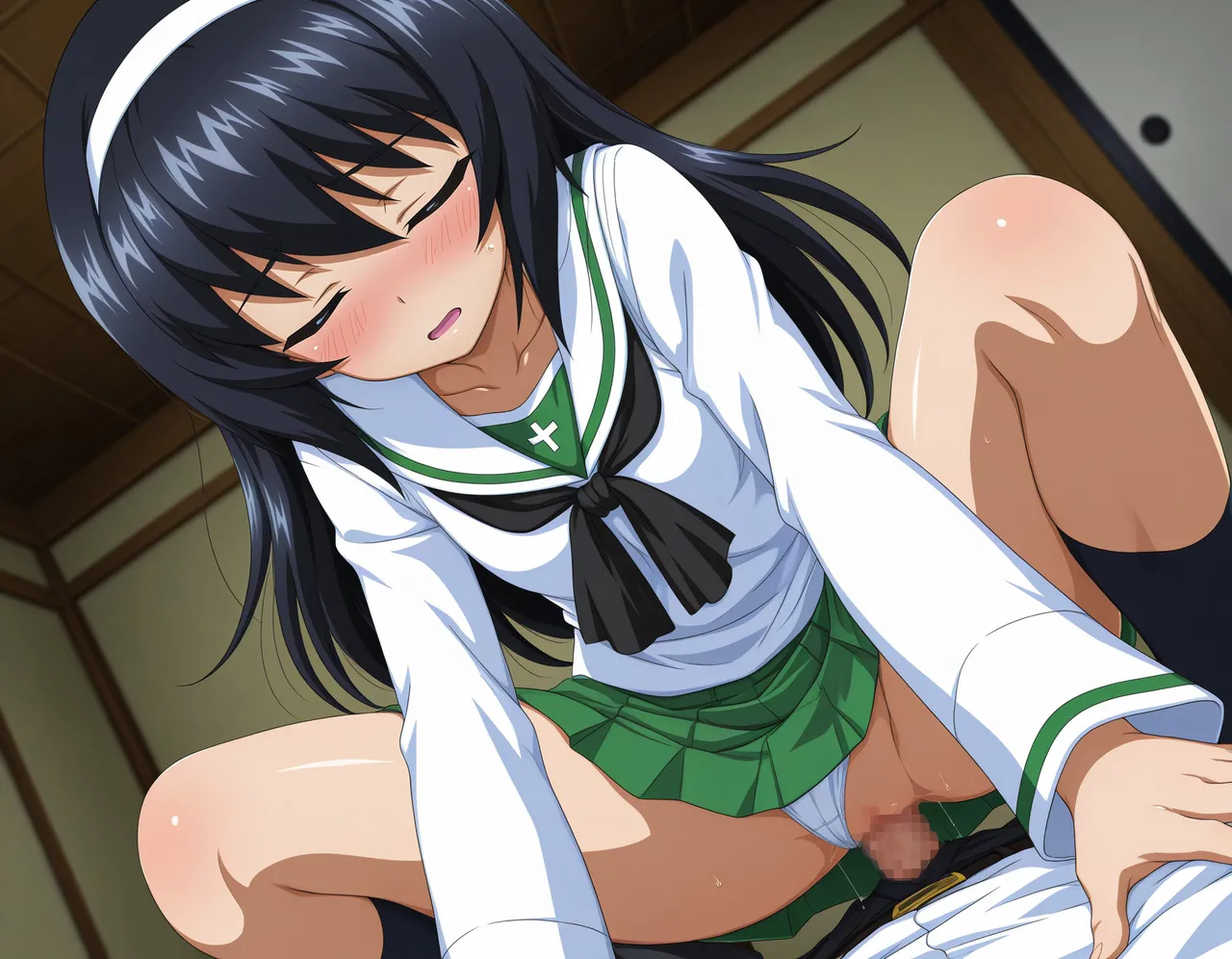 azusa PATREON Girls und Panzer Reizei Mako 290P - Image 85