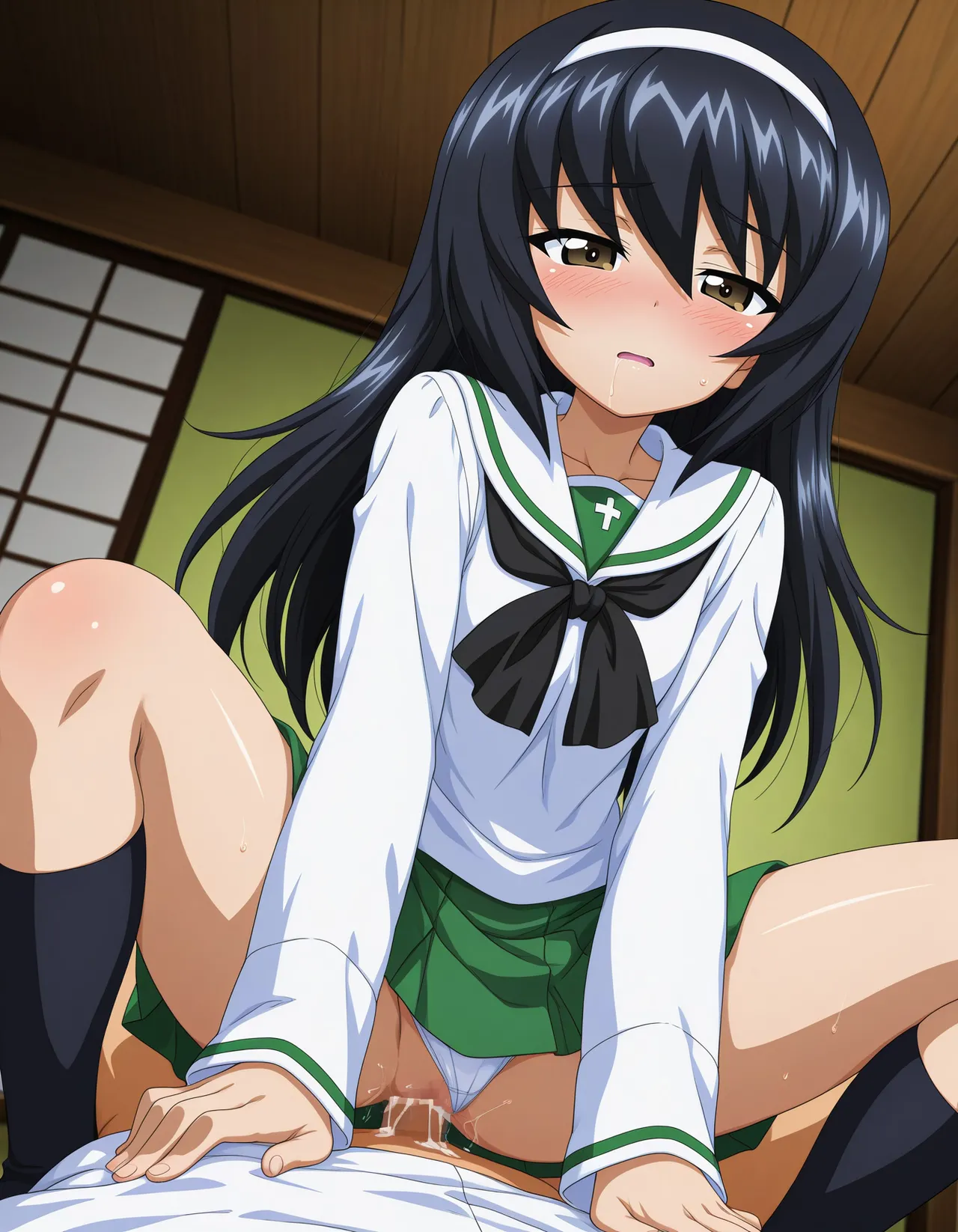 azusa PATREON Girls und Panzer Reizei Mako 290P - Image 90
