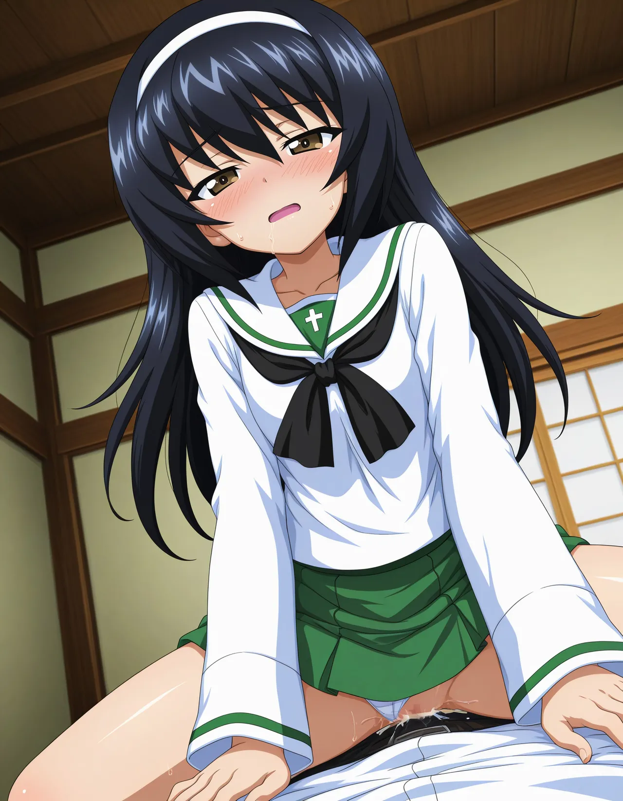 azusa PATREON Girls und Panzer Reizei Mako 290P - Image 97