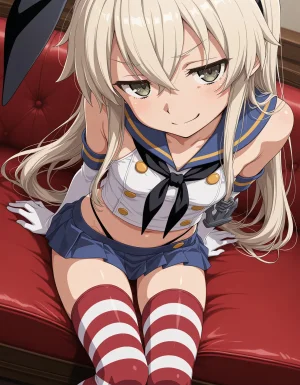 azusa PATREON Kantai Collection Shimakaze 285P - Page 22