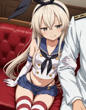 azusa PATREON Kantai Collection Shimakaze 285P - Page 26