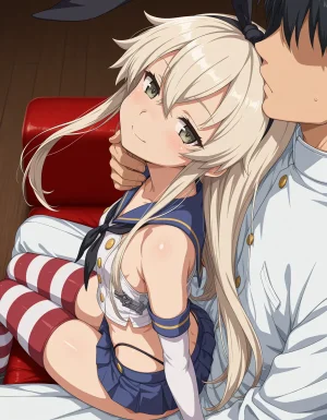 azusa PATREON Kantai Collection Shimakaze 285P - Page 35