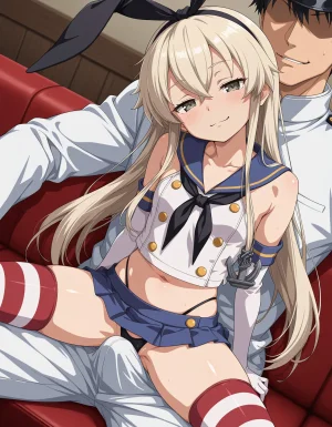 azusa PATREON Kantai Collection Shimakaze 285P - Page 42