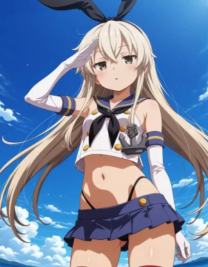azusa PATREON Kantai Collection Shimakaze 285P - Page 5