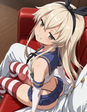 azusa PATREON Kantai Collection Shimakaze 285P - Page 54