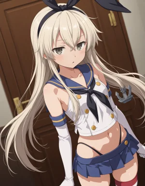 azusa PATREON Kantai Collection Shimakaze 285P - Page 8