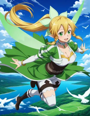 azusa PATREON Sword Art Online Leafa 202P - Page 4