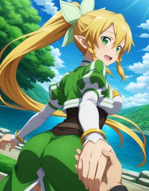 azusa PATREON Sword Art Online Leafa 202P - Page 8