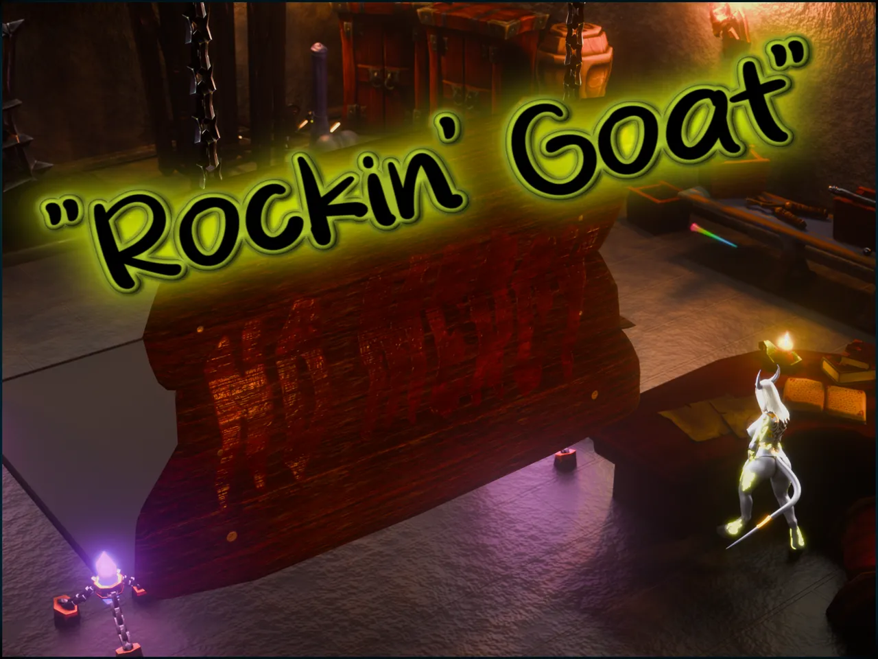 Bad3d Rockin Goat World of Warcraft En Español Spanish - Image 1